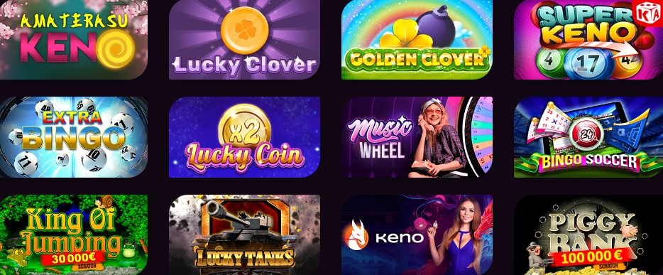 Ricky casino lottery games