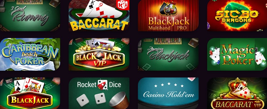 Ricky casino table games